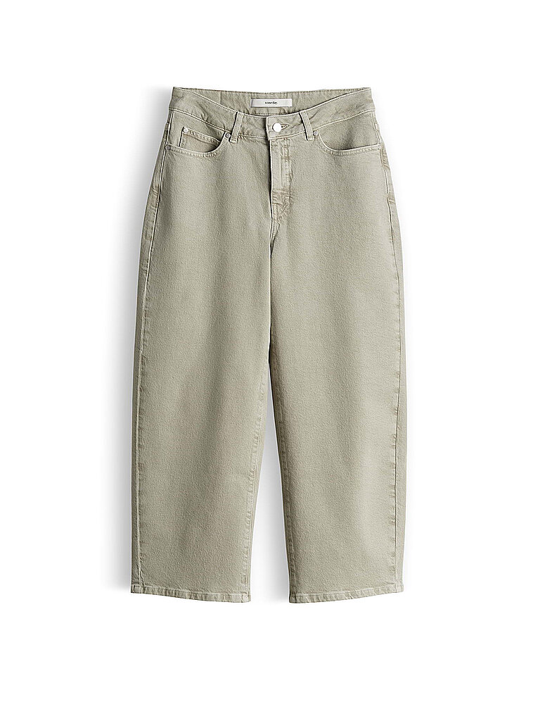 SOMEDAY Jeans Balloon Fit CORAH CURVED dunkelgrün | 38