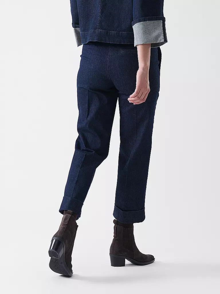 SOMEDAY | Businesshose 7/8 CIDEM DETAIL | dunkelblau