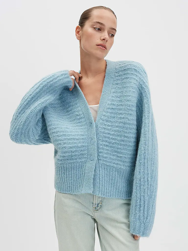 SOMEDAY | Cardigan TAMAIA | hellblau