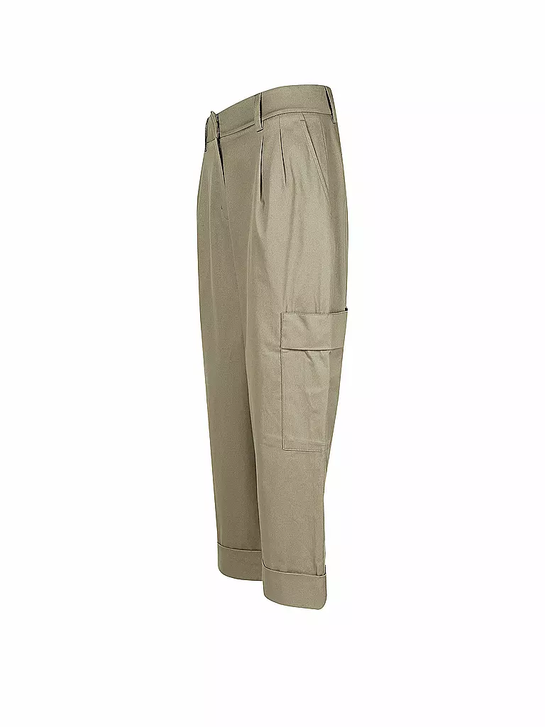 SOMEDAY | Cargohose 7/8 Cosby | olive