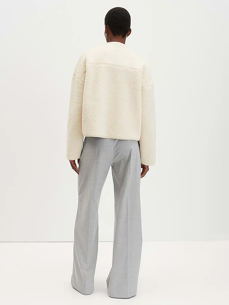 SOMEDAY | Jäckchen in Felloptik UTEDDY DETAIL | creme