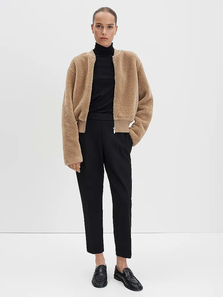 SOMEDAY | Jacke in Felloptik UFURRY | hellbraun