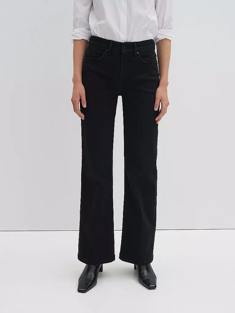 SOMEDAY | Jeans Flared Fit CARIE ICONIC | schwarz