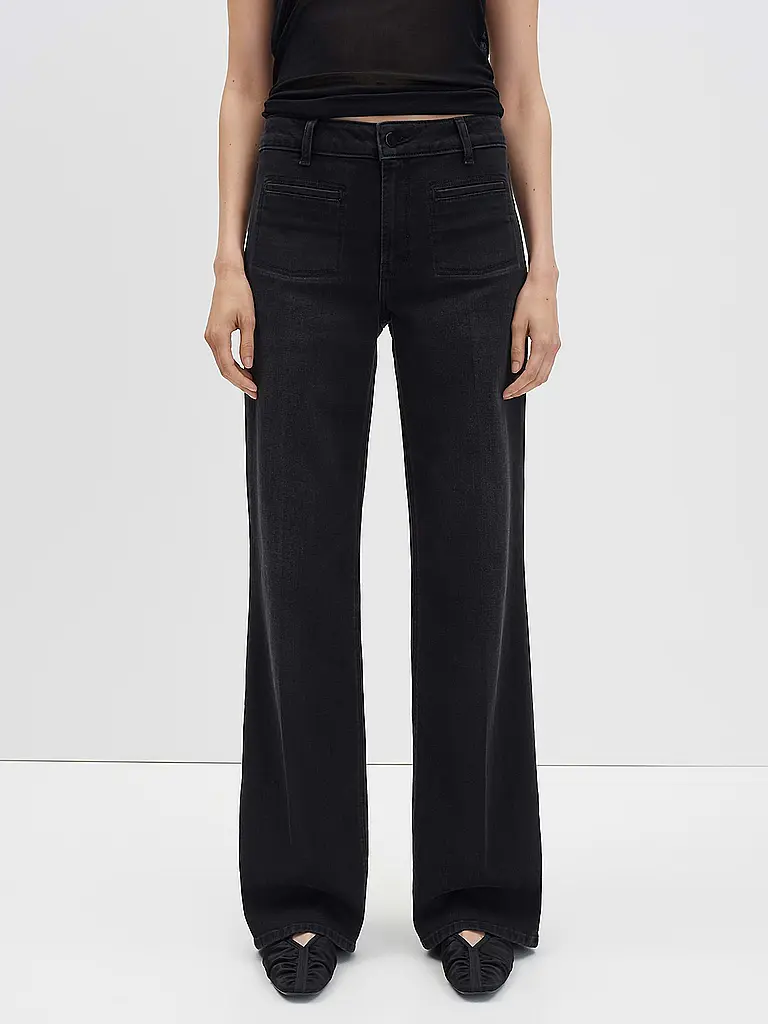 SOMEDAY | Jeans Wide Leg CARIE FRENCH | schwarz