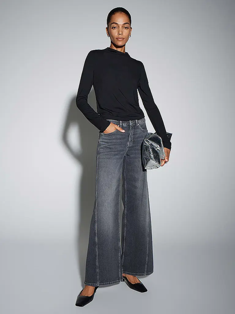 SOMEDAY | Langarmshirt KARAH | Schwarz