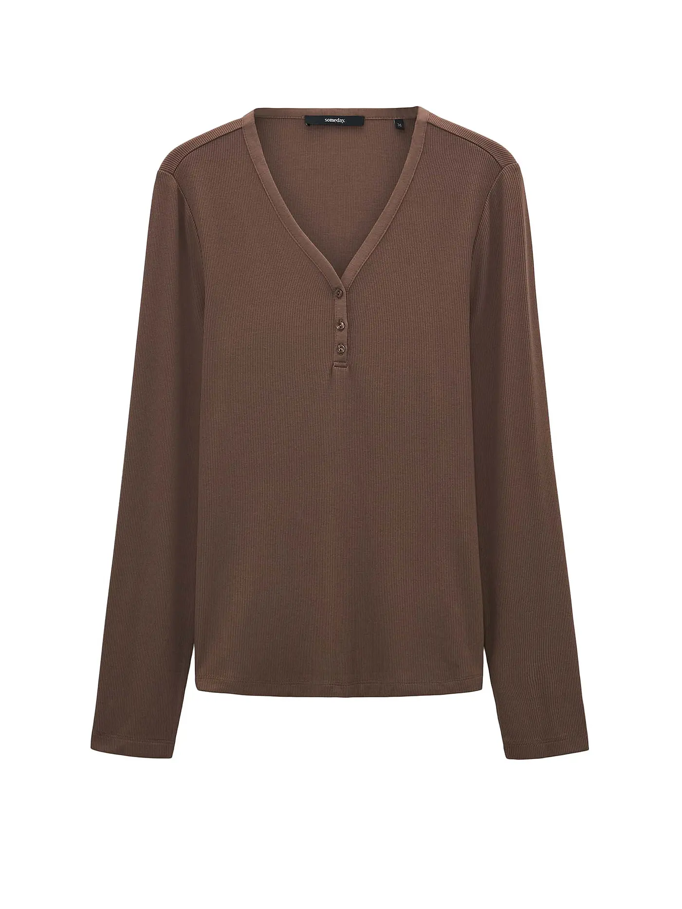 SOMEDAY | Langarmshirt KINOLA | braun