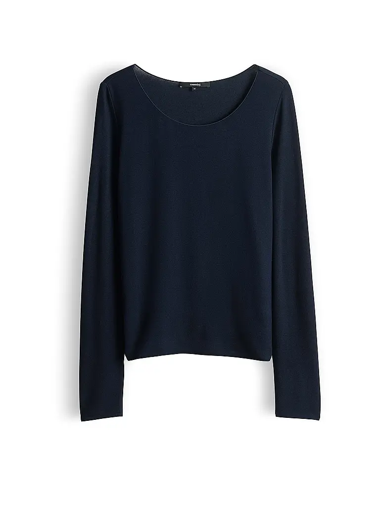 SOMEDAY | Langarmshirt KIROSA SOFT LONG | Dunkelblau