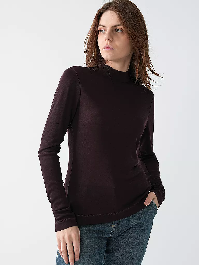 SOMEDAY | Langarmshirt Slim Fit KEJANDRA | beere