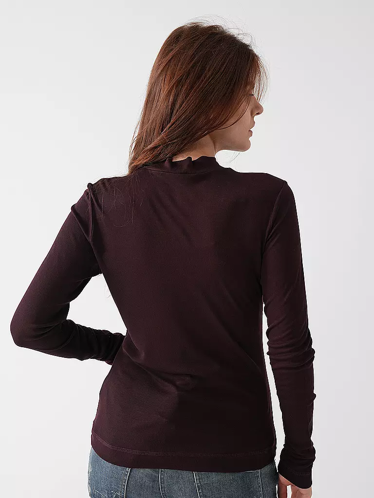 SOMEDAY | Langarmshirt Slim Fit KEJANDRA | beere