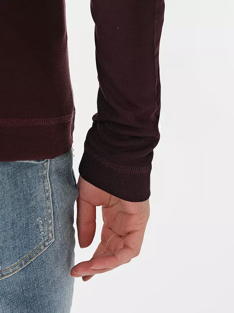 SOMEDAY | Langarmshirt Slim Fit KEJANDRA | beere