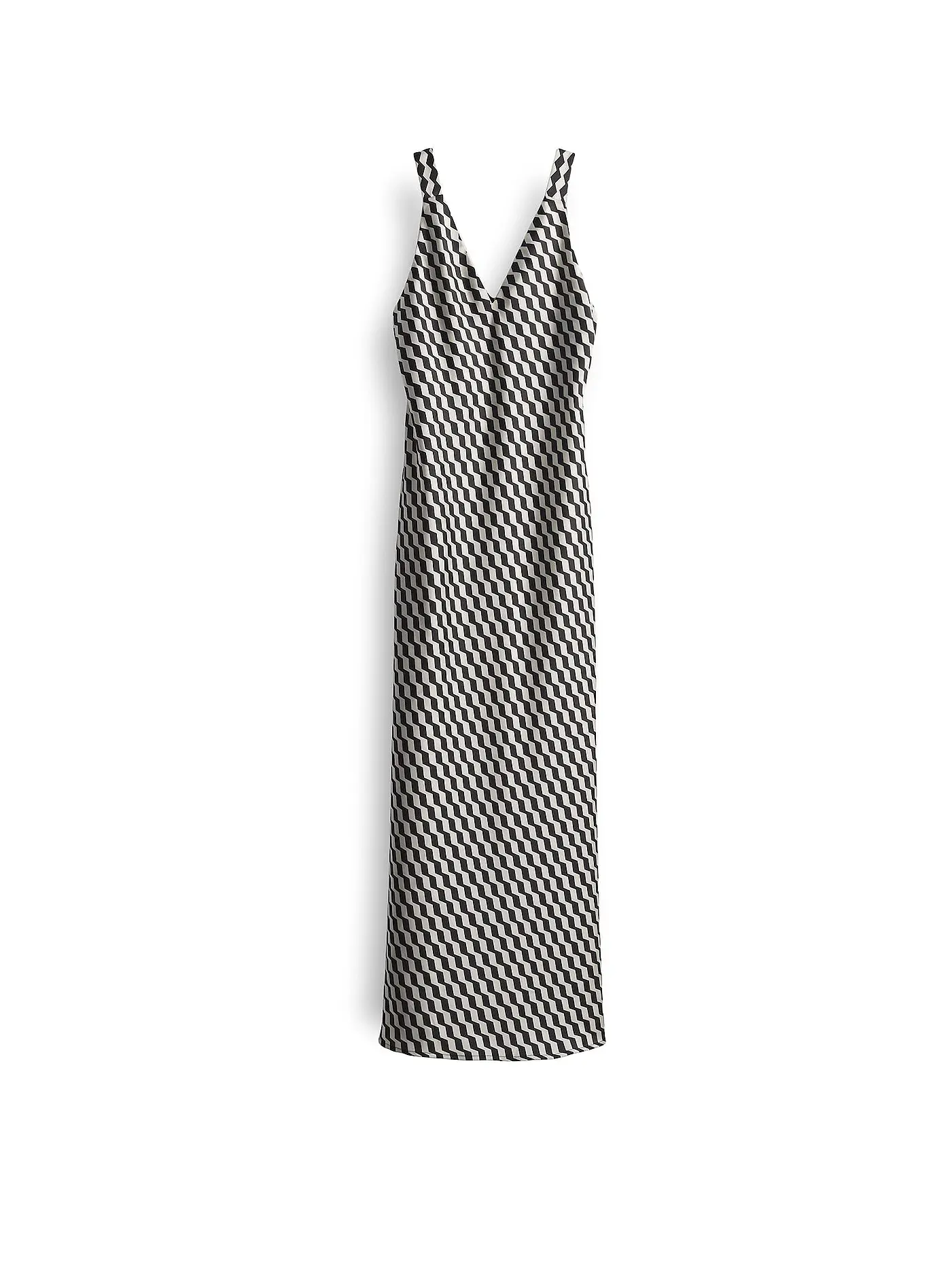 SOMEDAY | Midikleid QOVA GRAPHIC | schwarz