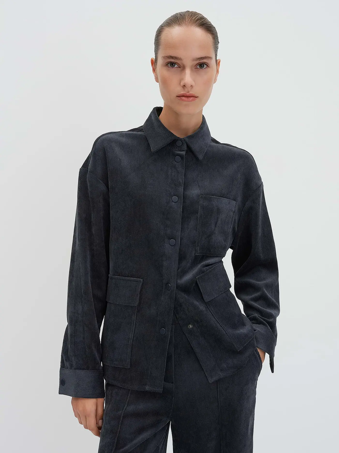 SOMEDAY | Overshirt ZORTEA | dunkelblau