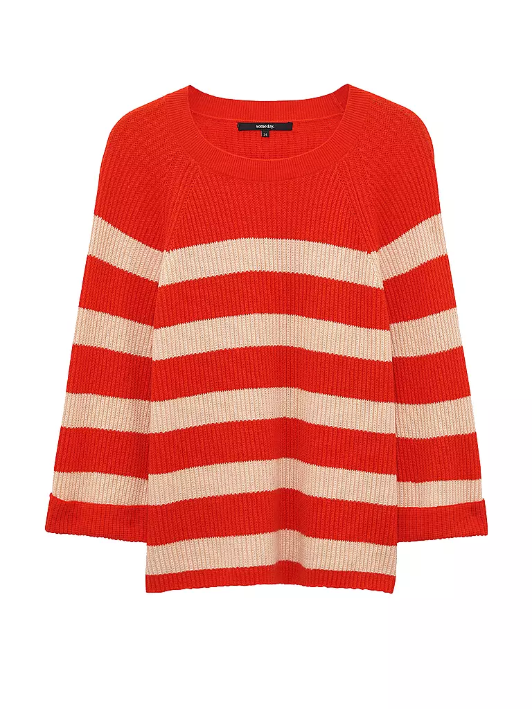 SOMEDAY | Pullover TIJOU STRIPE | rot