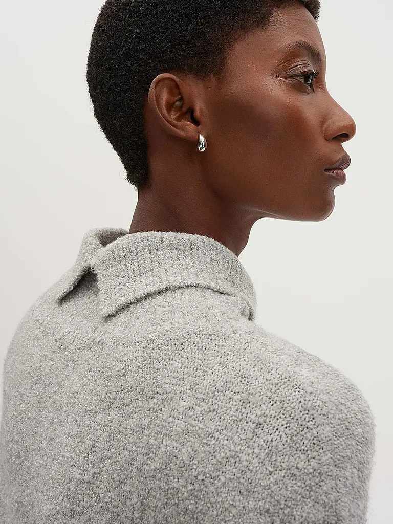 SOMEDAY | Rollkragenpullover TIOLA DETAIL | hellgrau