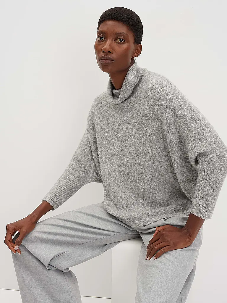 SOMEDAY | Rollkragenpullover TIOLA DETAIL | hellgrau