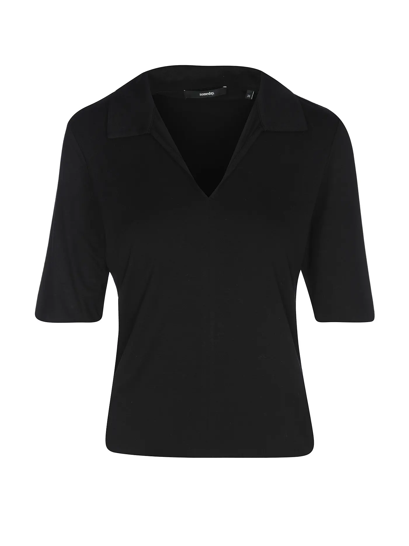 SOMEDAY | Shirt KIROSA POLO | schwarz
