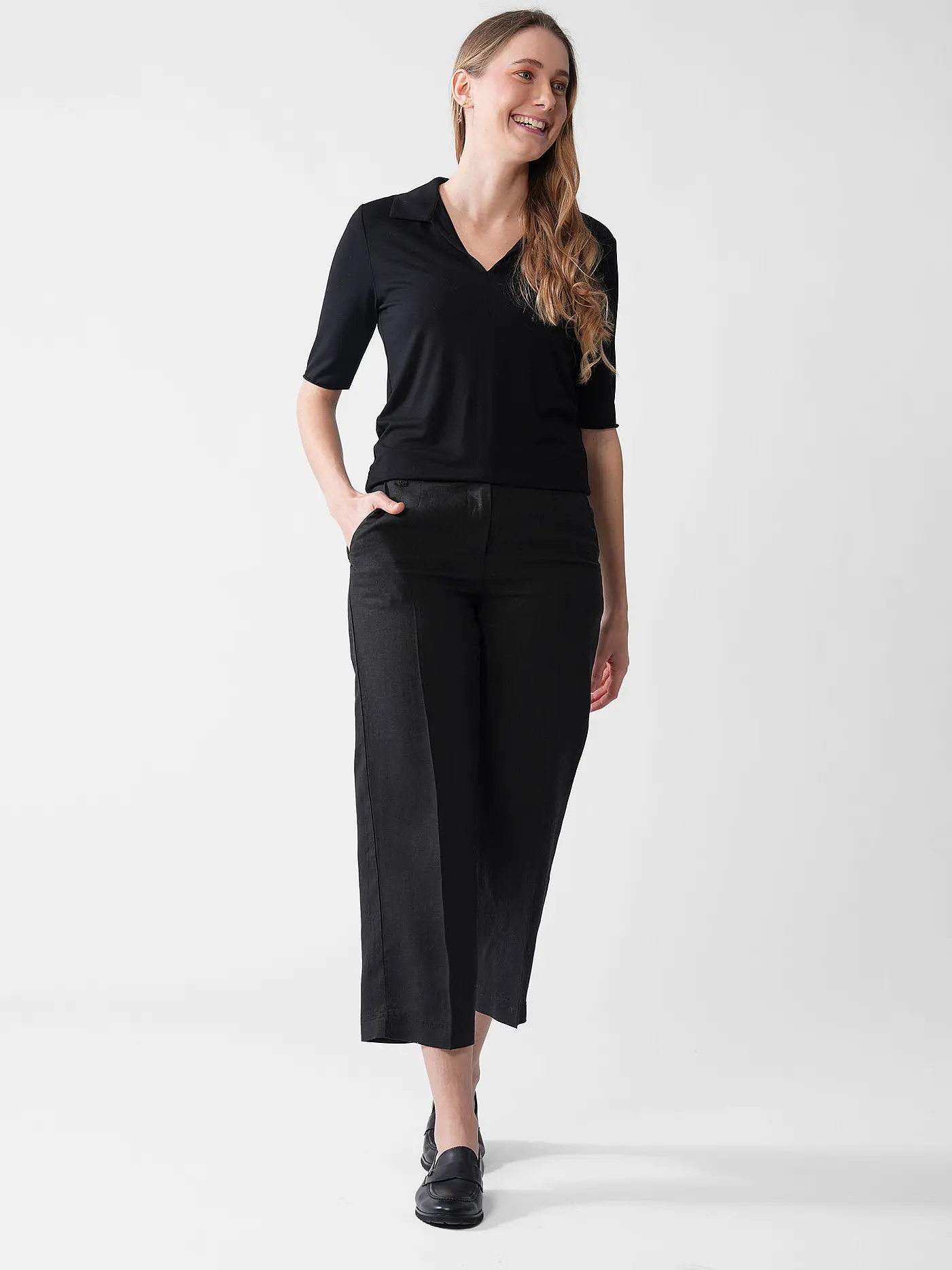 SOMEDAY | Shirt KIROSA POLO | schwarz