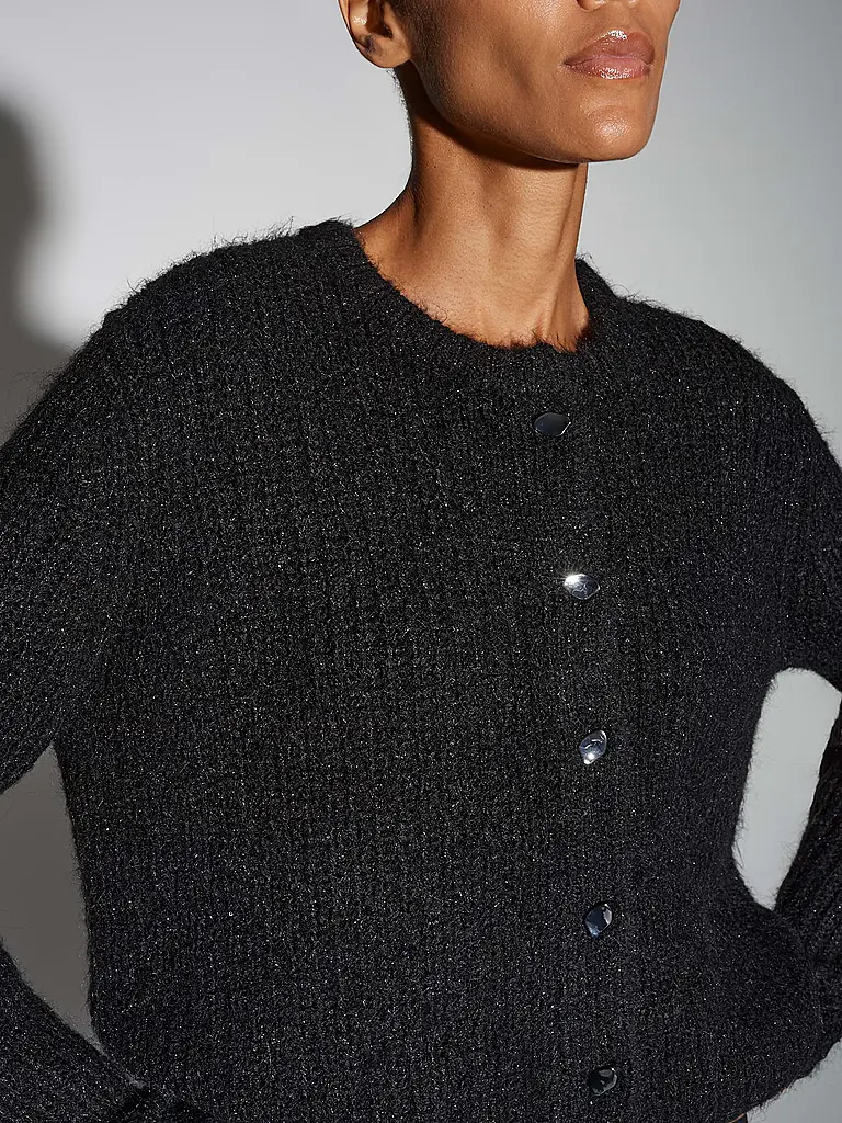 SOMEDAY | Strickjacke TIAH | Schwarz