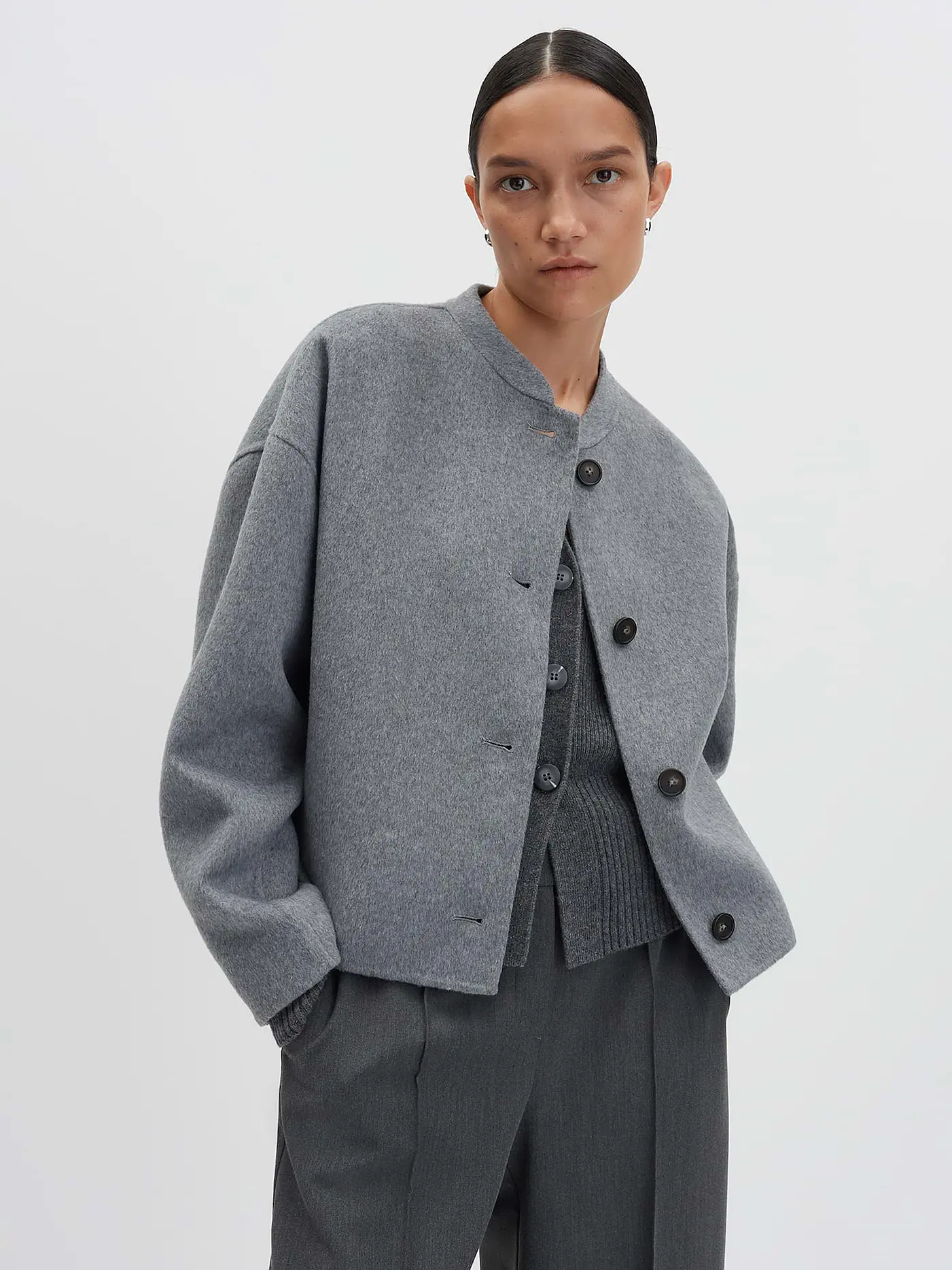 SOMEDAY | Wolljacke NOOLIA | grau