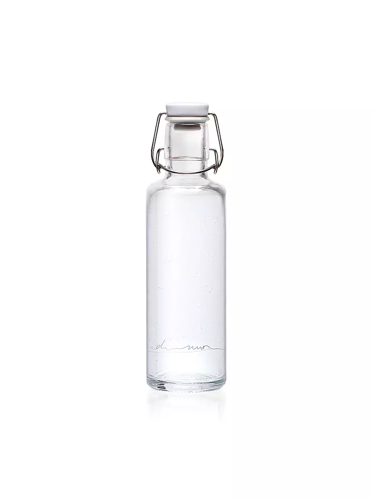 SOULBOTTLES | Trinkflasche "Einfach nur Wasser" 0,6l | transparent