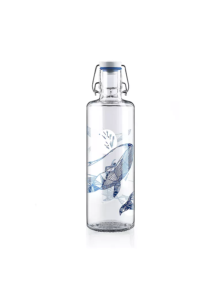 SOULBOTTLES | Trinkflasche "Souldiver" 1l | transparent