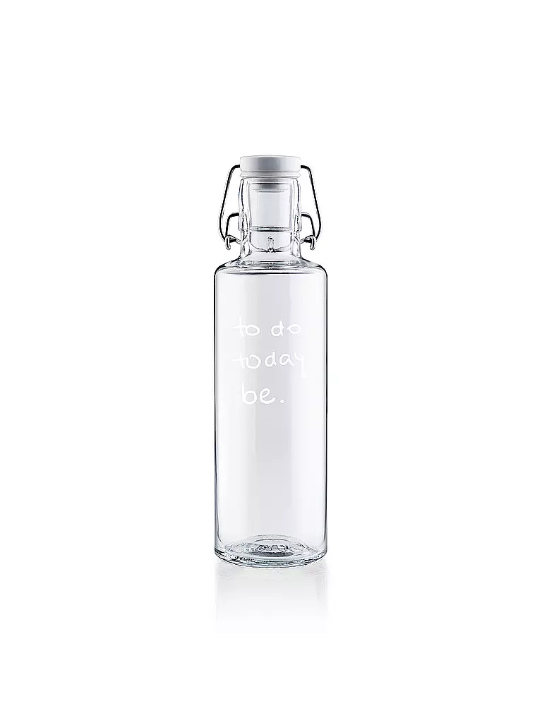SOULBOTTLES | Trinkflasche Just be 0,6l | transparent