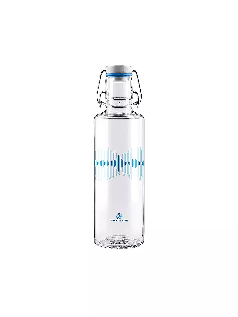 SOULBOTTLES | Trinkflasche Water is a Human Right 0,6l | transparent