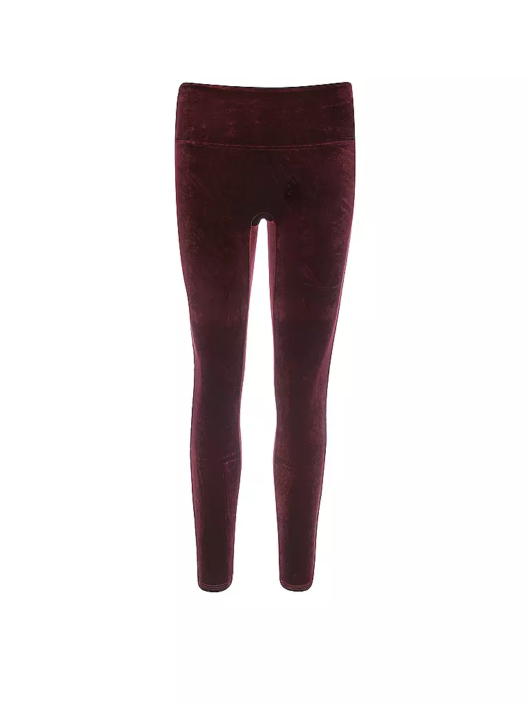 SPANX | Leggings Skinny Fit 7/8 Velvet | rot
