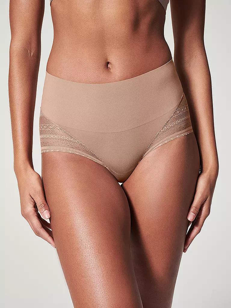 SPANX | Shapehose LACE ILLUSION UNDIE-TECTABLE cafe au lait | camel