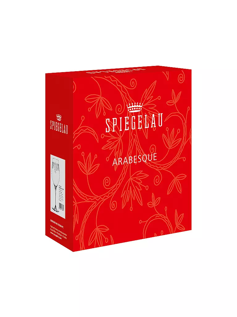 SPIEGELAU | Rotweinglas Bordeaux 2er Set ARABESQUE 810ml | transparent