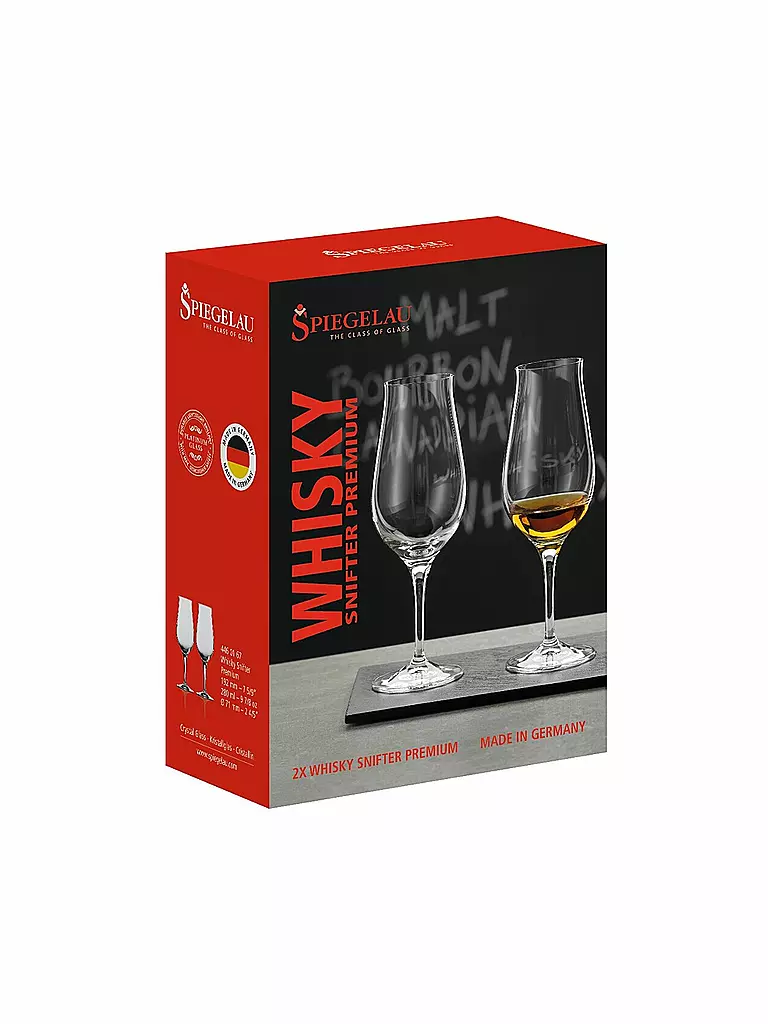 SPIEGELAU | Whiskey Snifter Premium Set 2er 280ml | transparent