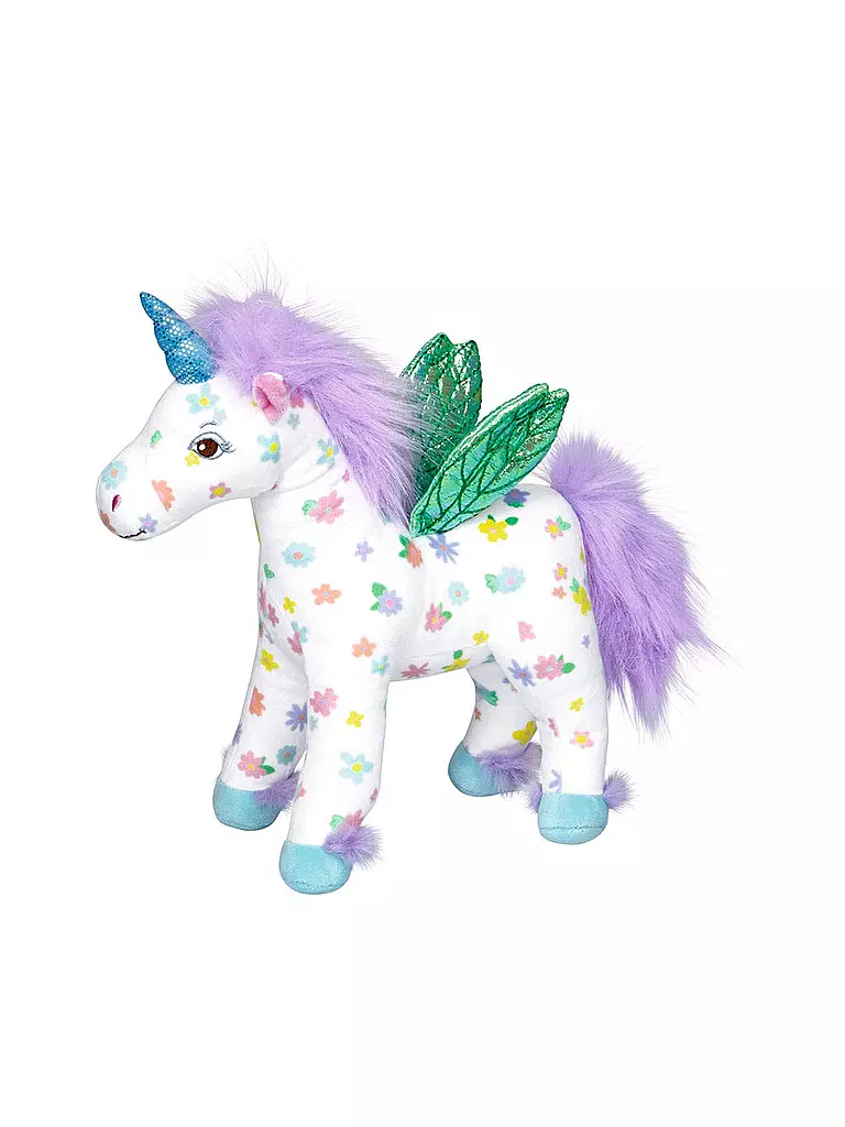 SPIEGELBURG | Einhorn Flora "Einhorn-Paradies" 27cm | transparent