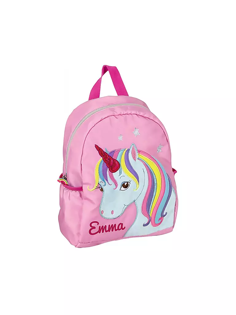 SPIEGELBURG | Rucksack "Einhorn-Paradies" | transparent