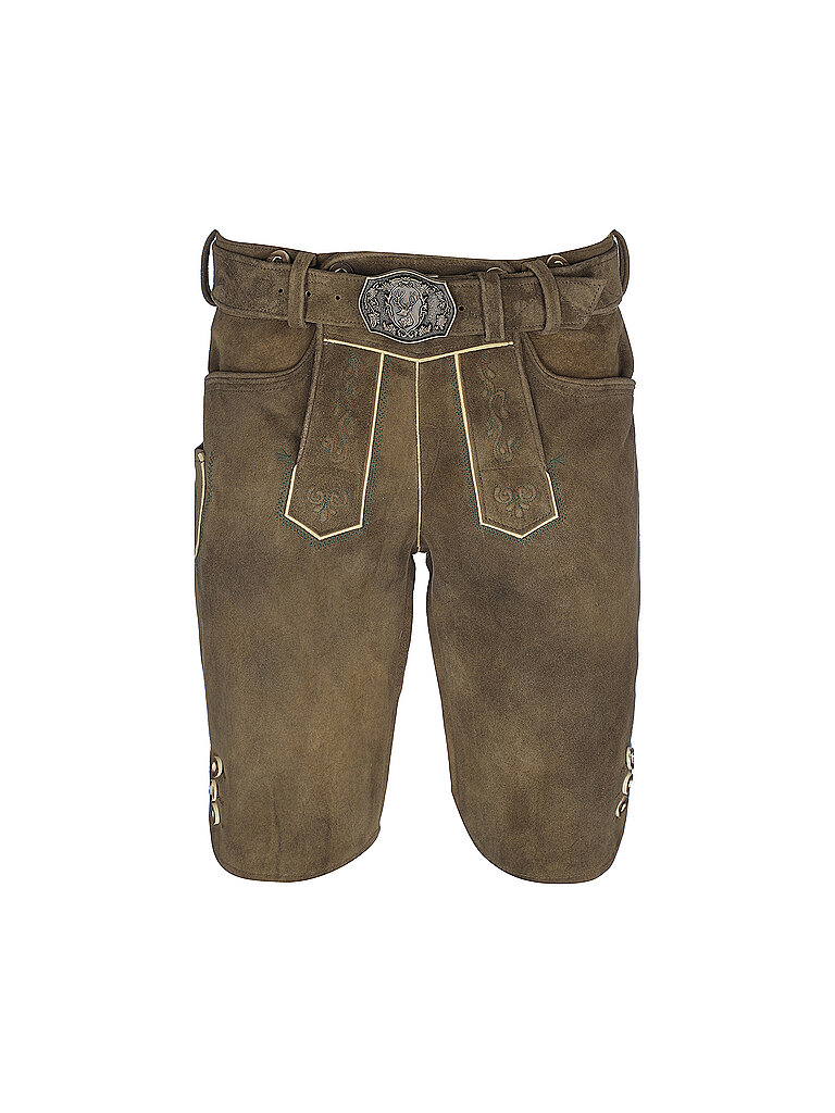SPIETH & WENSKY Lederhose Bisam braun | 56