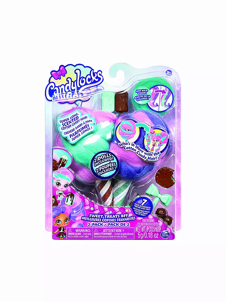 SPINMASTER | Candylocks  - 6052312 - Beste Freundinnen 2er-Pack | transparent