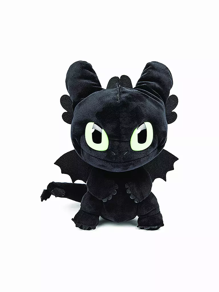 SPINMASTER | DreamWorks Dragons "Squeeze and Roar" - Ohnezahn 28cm 6052481 | transparent