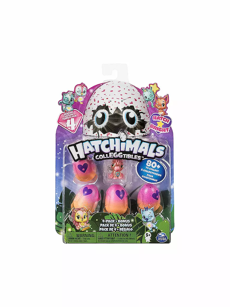 SPINMASTER | Hatchimals Colleggtibles 4-er inklusive Bonus | transparent