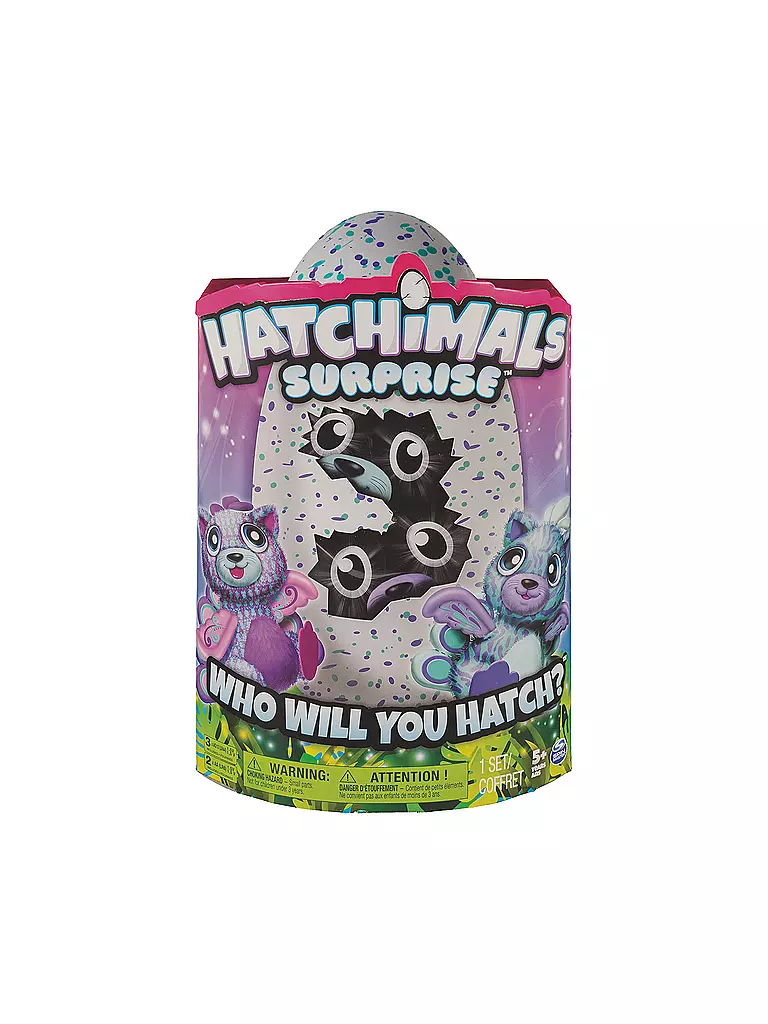 SPINMASTER | Hatchimals Surprise "Peacats" Purple Teal Egg  | 