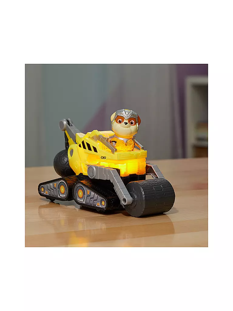 SPINMASTER | PAW Patrol Basis Fahrzeug von Rubble mit Welpenfigur | keine Farbe