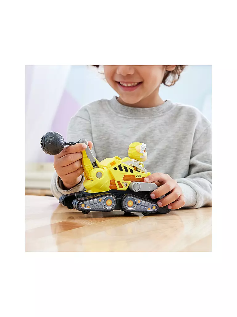 SPINMASTER | PAW Patrol Basis Fahrzeug von Rubble mit Welpenfigur | keine Farbe