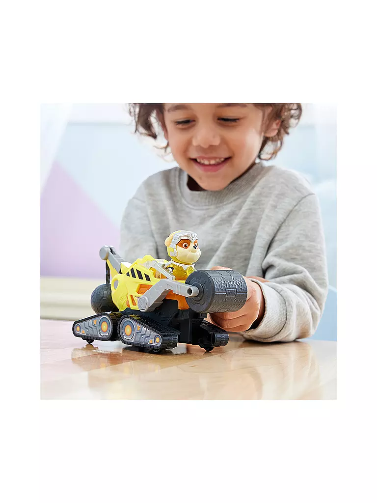 SPINMASTER | PAW Patrol Basis Fahrzeug von Rubble mit Welpenfigur | keine Farbe
