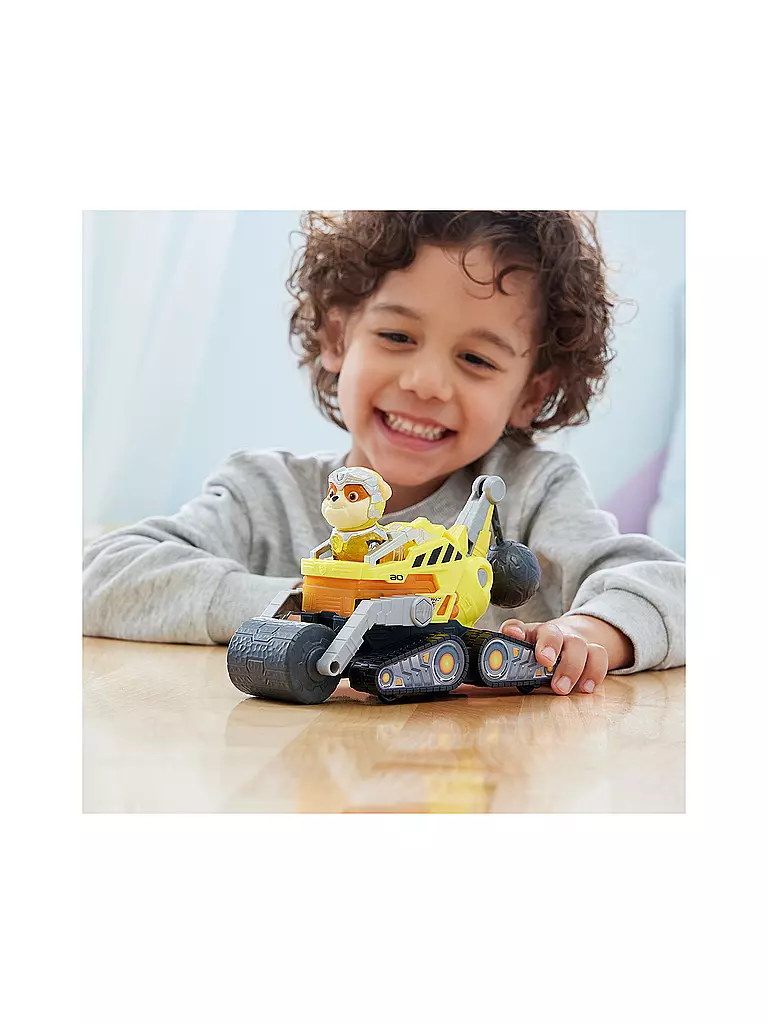 SPINMASTER | PAW Patrol Basis Fahrzeug von Rubble mit Welpenfigur | keine Farbe