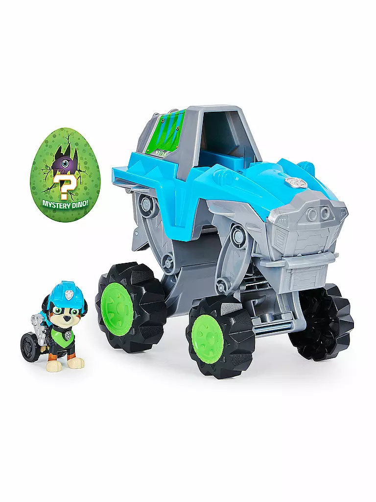 SPINMASTER | PAW Patrol Dino Rescue Deluxe Fahrzeug von Rex, inklusive Rex-Spielfigur | keine Farbe