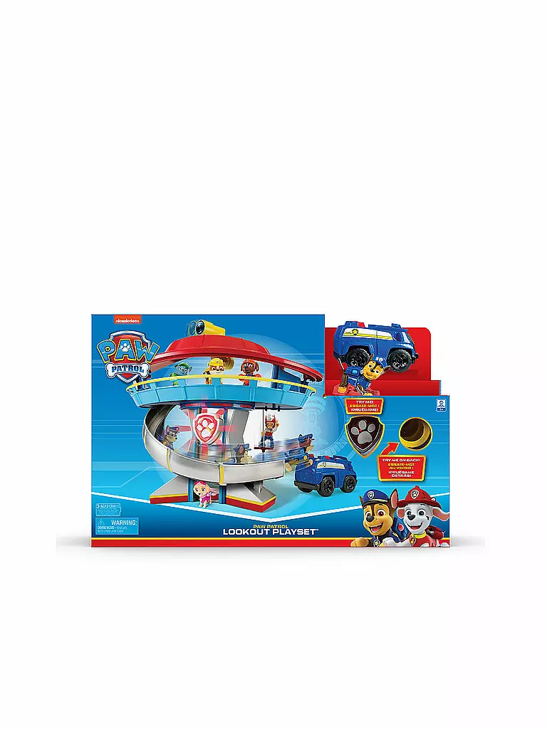 SPINMASTER | PAW Patrol Lookout Hauptquartier Spielset mit Chase | keine Farbe