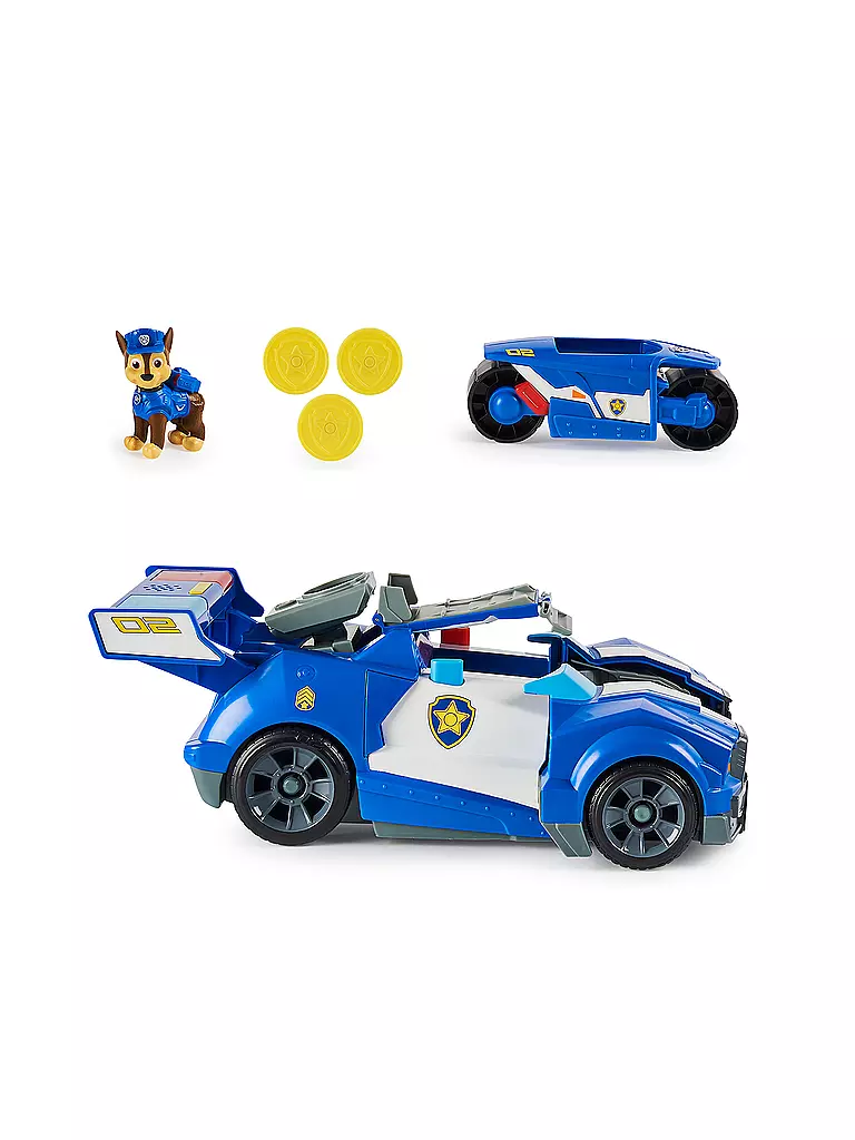 SPINMASTER | Paw Patrol Movie Chases Verwandlungs-Polizeifahrzeug | keine Farbe