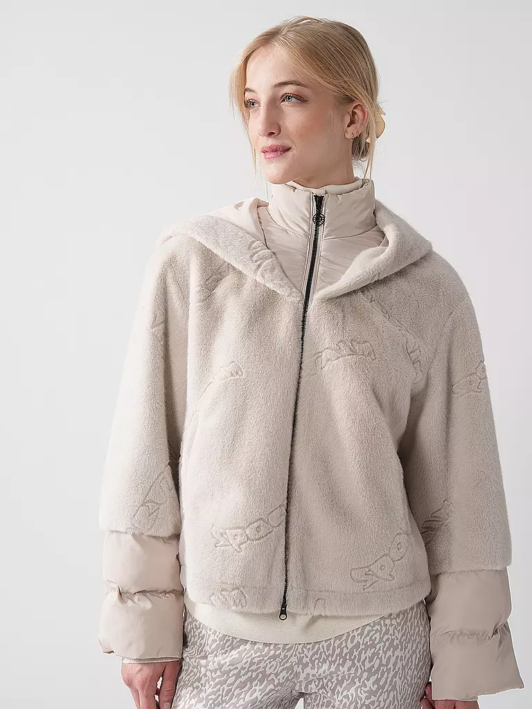 SPORTALM | Jacke in Felloptik | grau