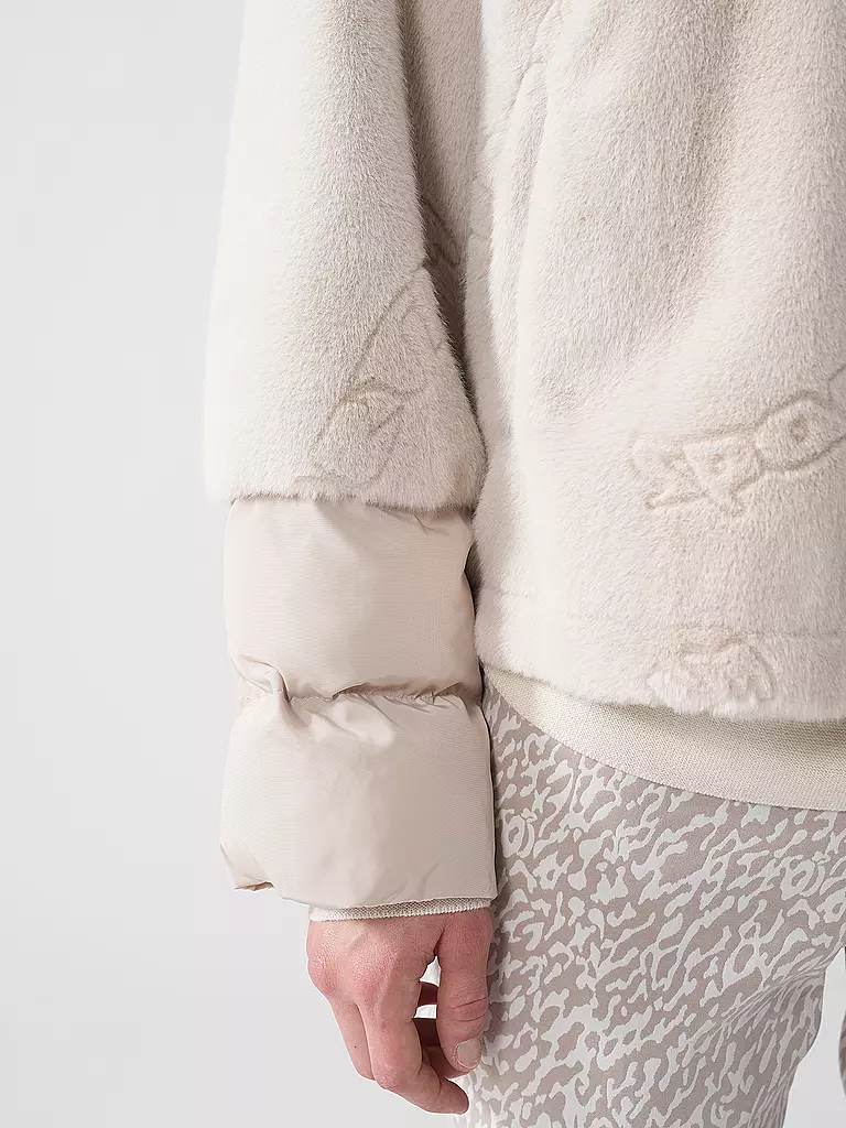 SPORTALM | Jacke in Felloptik | grau