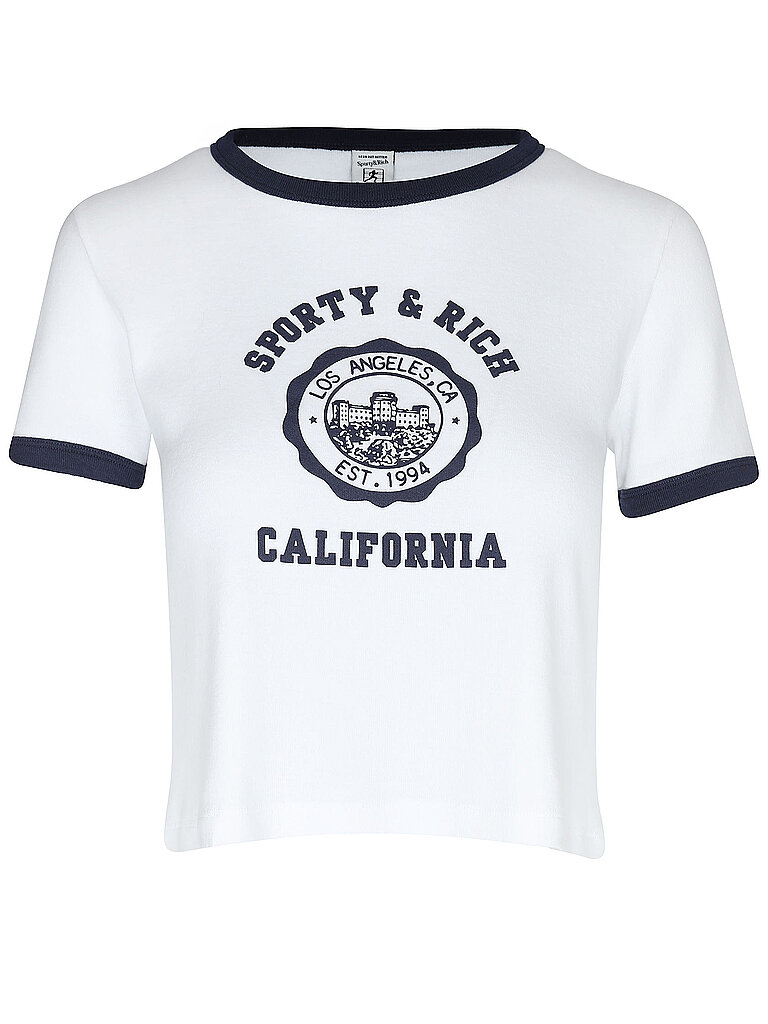 SPORTY & RICH T-Shirt weiss | S