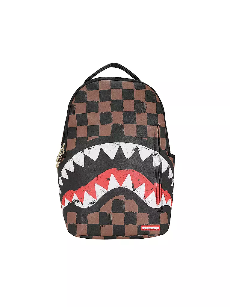 SPRAYGROUND | Rucksack SHARKS IN PARIS PAINTED | braun