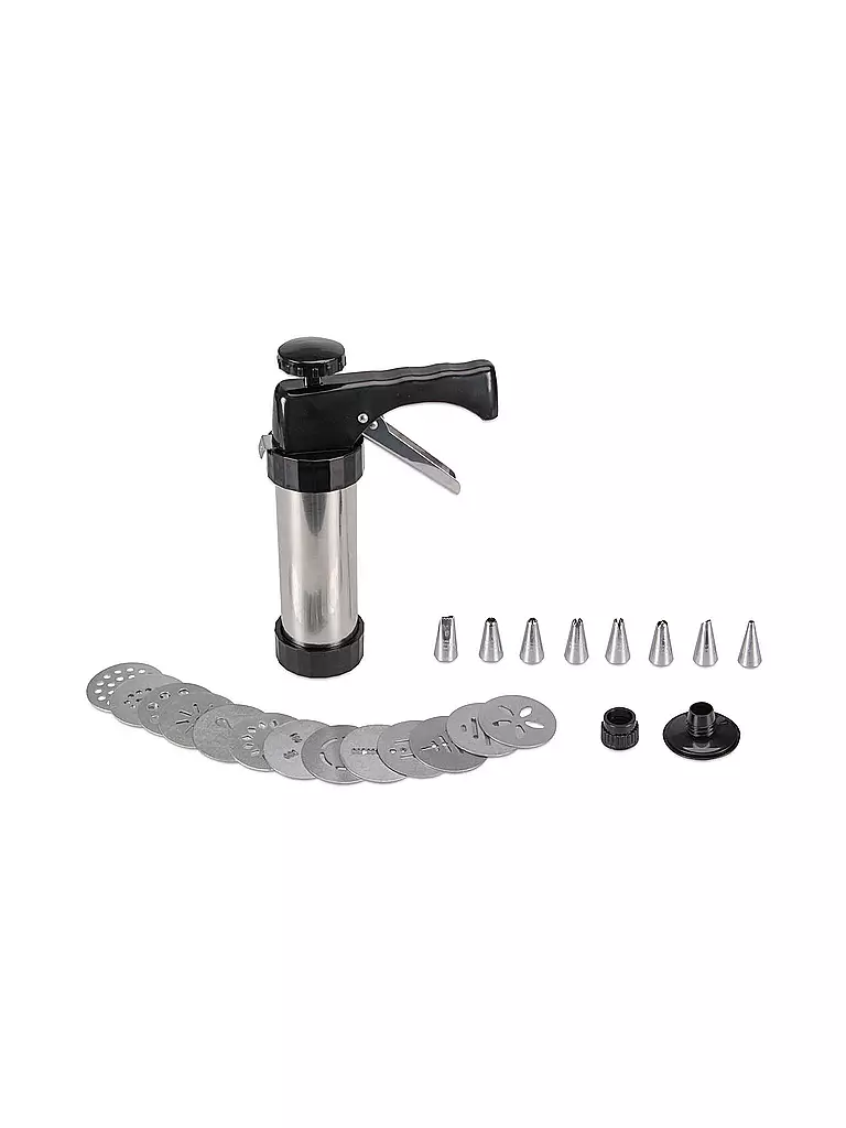 STAEDTER | Gebäckpresse 23tlg Edelstahl | silber